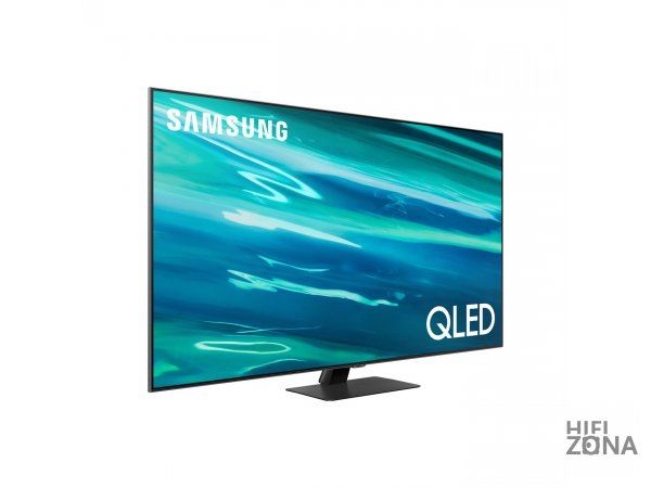 75" Телевизор Samsung QE75Q80BAU 2022 QLED, HDR, черный