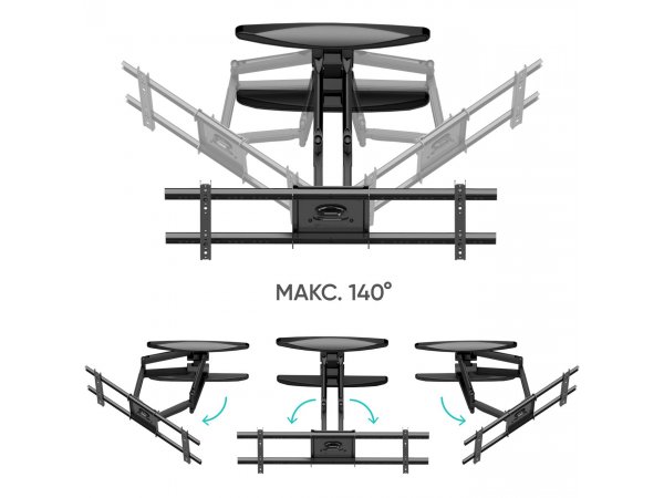 Кронштейн для ТВ наклонно-поворотный ONKRON M6L